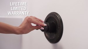 Delta Windemere 1-Handle Tub and Shower Faucet Trim Kit in Oil Rubbed Bronze (Valve Not Included) BT14496-OB