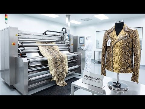 Inside a High-Tech Python Leather Factory: The Incredible Process of Making $20,000 Designer Jackets
