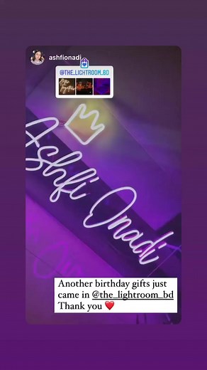 3.7K views | Customise Neon sign ♥️ | The Light Room BD | Facebook