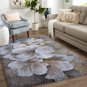 Vintage-inspired Latch Hook Rug Kit: Retro Floral Design, Acrylic Yarn - Etsy