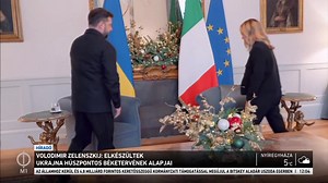 Elkészültek Ukrajna 20 pontos béketervének alapjai – erről beszélt szerdán Volodimir Zelenszkij. Az ukrán elnök kijelentette: a terv két fő pillére az Ukrajnának adott biztonsági garanciák, illetve az ország újjáépítése. Volodimir Zelenszkij az ukrajnai választások kiírását sürgető amerikai elnöknek is üzent, amikor azt mondta: Ukrajnának nincs szüksége a nyomásgyakorlásra ebben az ügyben. Donald Trump ismét megerősítette: minél hamarabb választásokat kell tartani Ukrajnában. | hirado.hu