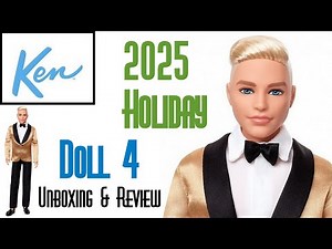 🌟 2025 HOLIDAY KEN DOLL 4 SIGNATURE COLLECTOR BLOND 👑 EDMOND'S COLLECTIBLE WORLD 🌎 UNBOXING & REVIEW