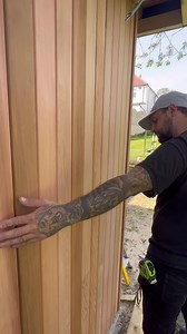 How To Install Cedar Wood Like A Pro #reels #How #HOWTO #carpentry #woodwork #HomeImprovements #doityourself | The Home Improvements Channel Uk
