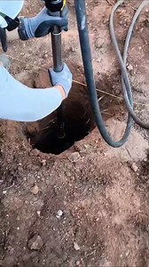 Using A Hydraulic Pole Tamper For Compaction. #building #construction #tools | ILevel Construction LLC
