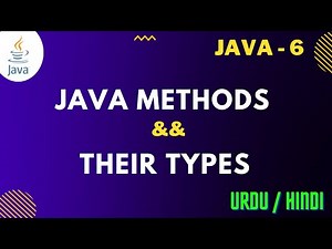 Methods in Java Hindi/Urdu(Jawad Aslam)
