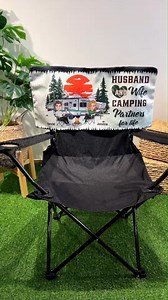 Husband And Wife Camping Partners For Life - Personalized Gift For camping Couple, Camping Lover #macorner #personalizedgifts #chaircover #campingchaircover #campchaircover #campchair #camping #nature #travel #adventure #hiking #outdoors #campinglife #outdoor #camp #explore #camper #mountains #vanlife | Life is better around the Campfire