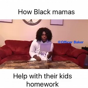 79K views · 1.3K reactions | How black mamas help their kids with homework! Maybe it's not just us, but growing up my mom would keep repeating the question louder and louder when we got it wrong, and then threaten us!  | Officer Baker | Facebook