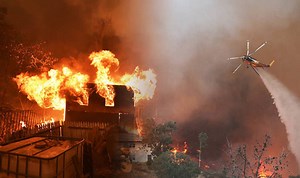 Holy Fire 2018: Families forced to flee homes as blaze closes in