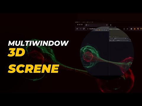 Multiple Window 3D Scene using Three.js by Indiamoon