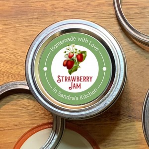 Strawberry Jam Labels- Personalized Canning Labels - Vintage Vibe - Etsy Canada
