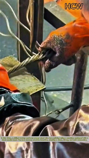 Steel Wire Rope Splicing with Needle Tool Machine: Precision Engineering.