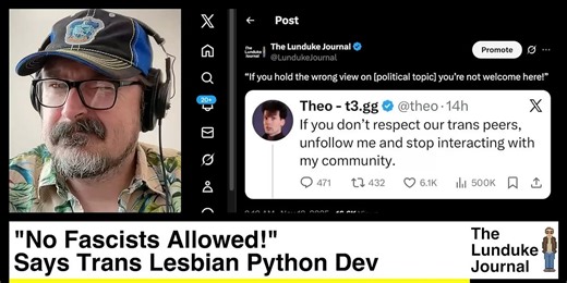 "No Fascists Allowed!" Says Trans Lesbian Python Dev