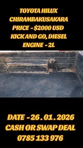 62K views · 701 reactions | TOYOTA HILUX, KICK AND GO, DIESEL ENGINE - 2L ,CASH OR SWAP DEAL #ororomotors #fypシ゚viralシfypシ゚ #followersreelsfypシ゚viralシfypシ゚viralシalシ | Ororo Motors | Facebook