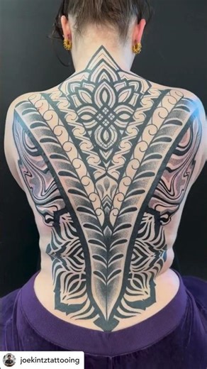 Beautiful FULL BACK Tattoo By Artist: @joekintztattooing