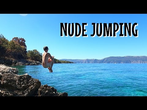 Naked Jumping in the Mediterranean Sea | solo female travel