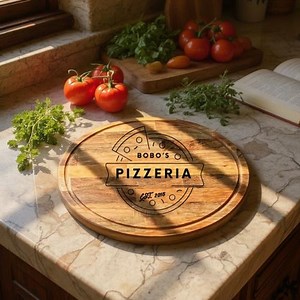 Custom Walnut Pizza Board for Dad, Personalized Wood Pizza Server for Him, Pizzeria Board Xmas From Kids, Engraved Pizza Maker Gift - Etsy UK