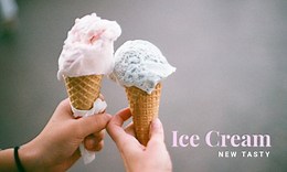 Ice Cream - Html Code Example by Nicepage