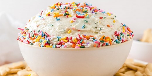 Three Ingredient Funfetti Cake Dip
