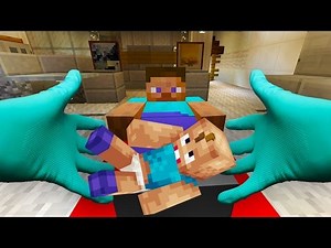 REALISTIC MINECRAFT - STEVE GIVES BIRTH