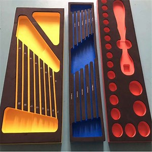 [Hot Item] Custom Laser Die Cut Carbon Fibre EVA Foam and EPE Foam Cardboard Tool Box Packaging Case Insert Foam