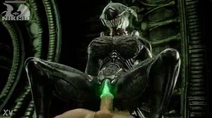 Juicy Alien Exc3lla Rides Huge Cock