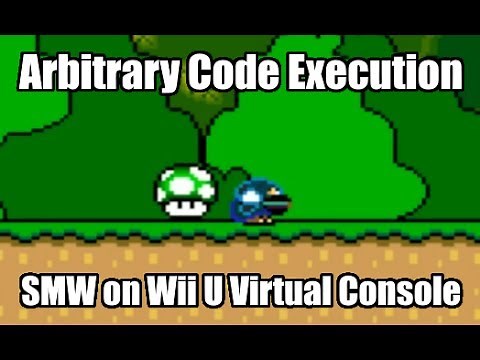 SMW on Wii U Virtual Console -- Executing Arbitrary Code for the First Time