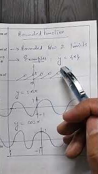 Bounded Function # Theory #Examples