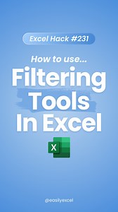 7.1K views · 537 reactions | I can’t live without these Excel tools! 勞 Learn how to filter data and dates in Excel using Slicers and Timelines! ✨ #excel #spreadsheets #accounting #exceltips #finance #workhacks #exceltricks #corporate #tutorial | Easilyexcel | Facebook