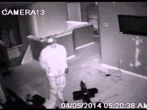 Baby Sleeps While Burglar Creeps