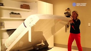 USA TODAY tech contributor Jennifer Jolly gives a tour of a prototype of the smart homes of the future, called KB Home ProjeKt, which features moving walls, 400-plus smart appliances and much more. https://bit.ly/2CVlWat | USA TODAY Video