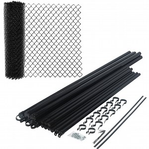 [Hot Item] 5FT Height 9-Gauge Black Color PVC Coated Chain Link Fence