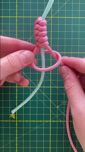 SNAKE KNOT with core - Easy paracord tutorial for beginners - For bracelets and other accessories