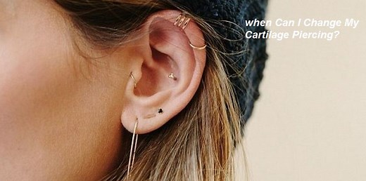 When Can I Change My Cartilage Piercing to a Hoop? Helix Piercing