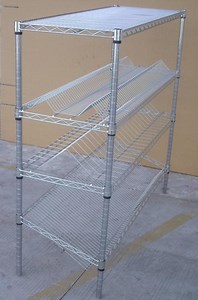 [Hot Item] Adjustable Display Metal Wire Rack Shelving