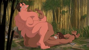 Clayton rides Tarzan's cock (Andreas)
