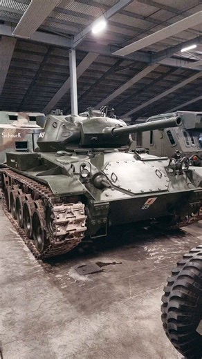 The M24 Chaffee was a leap forward in light tank design and entered service with the US Army in winter 1944. It first saw action during the Battle of the Bulge and saw service with many countries until the 1980’s and beyond! Find out more: https://www.youtube.com/watch?v=vwrFDhWX1gg | The Tank Museum