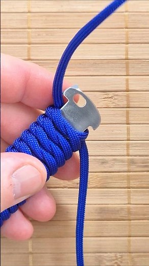 Paracord Knife Handle Wrap with Clean End Knot – Constrictor Knot Lock
