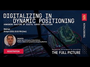 Webinar - Digitalizing in Dynamic Positioning