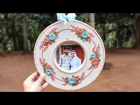 Double Hoop Tutorial with Free Pattern ❤️ Embroidery For Beginners/ Learn Embroidery/ Gossamer