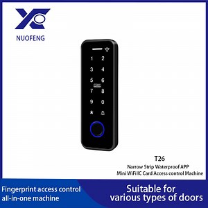 [Hot Item] T26 Narrow Strip Waterproofapp Mini WiFi LC Card Access Control Machine