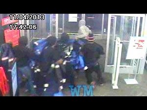 Flash Mobs Steal Racks of Clothing