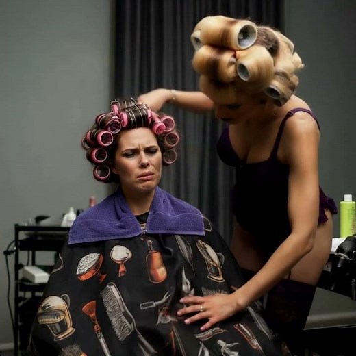 Sissy Poodle Perm #sissy #perming #salon