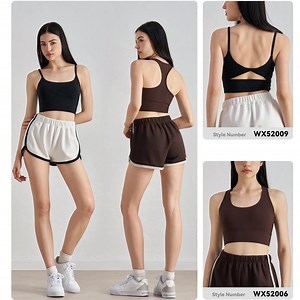 [Hot Item] Custom Logo Women Active Running Clothes Breathable Summer High Waisted Athletic Yoga Fitness Sporty Workout Gym Clothing