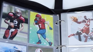 Sports Card Binder, 9-Pocket Trading Card Binder,900 Pockets Double Sided Pockets Baseball Card Binder, Football Baseball Basketball Hockey Card Collection Storage Album