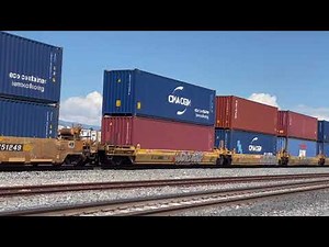 アメリカの貨物列車