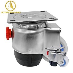 [Hot Item] Stardrawing Adjustable SUS 304 Stainless Steel Leveling Feet Caster Wheel 250kg