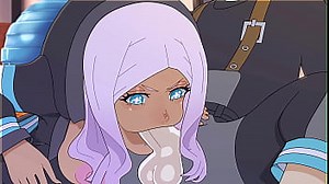 Hibana's new chair - Fire Force Hentai