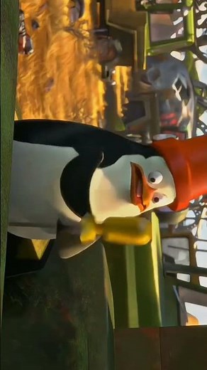 madagascar movie penguin plane crash scene 😮😞😮