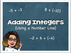 Adding Integers Using a Number Line