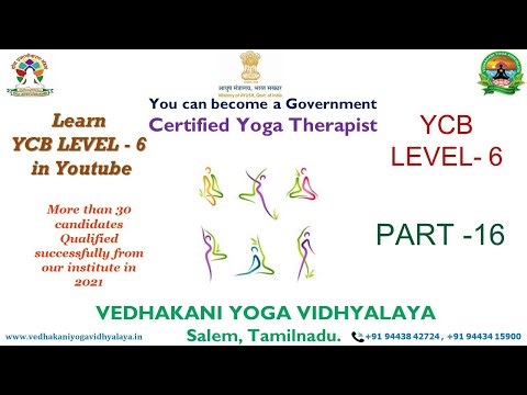YCB level -6 Yoga therapist / online class - Part -16